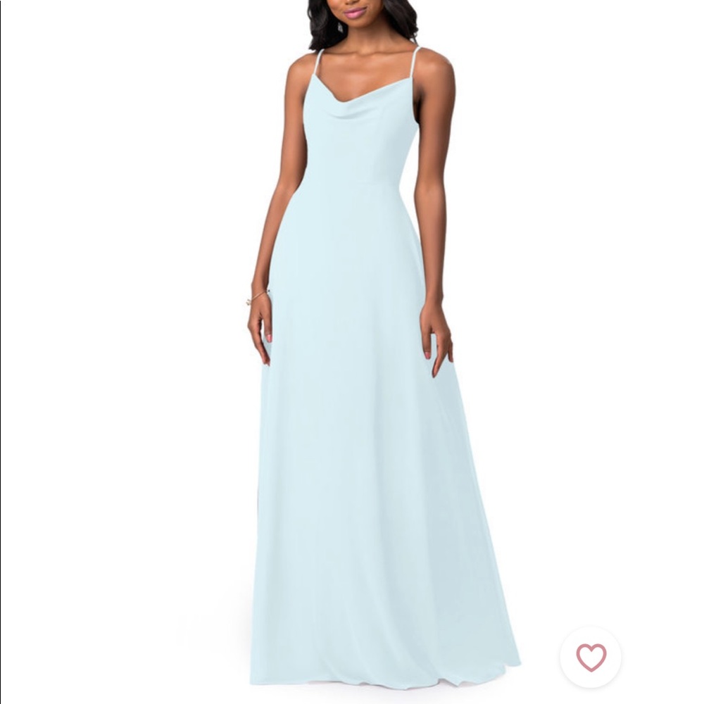 👰🏼‍♀️💐 Azazie Bridesmaid Dress AZAZIE DAENERYS size 4 in MIST